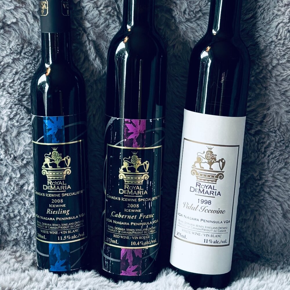 Rare 1998 original labelled Royal DeMaria Vidal Icewine.